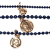 Callista Coins Necklace lbNX Vo[@sAX PD-29867 BL