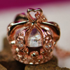 Queen Crown Necklace Pink Lady Pendant WWP-25216 PI