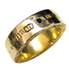 William Logo Gold Ring Vo[ w / O WWR-30013