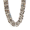 ALLOY NECKLACE CHAIN WH EHbg `F[ NB-55414 WH
