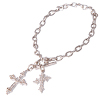 Charlemagne Cross Silver Brac Vo[@uXb Vo[@oO PD-7019