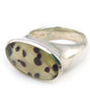 Dalmatian Resin Ring Vo[ w / O Lady Pendant PRR-865