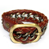 Gaudi Brass Leather Bracelet Tahiti Pearl GDB-24379 BR