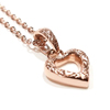 Heart Scroll Necklace RG Vo[ w / O PN-68918 RG