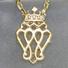 Majestic Crown Vo[@y_g Lady Pendant WWP-25189 GP