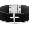 Middle Cross Bracelet U[uXbg yAEACe PB-6560 BK