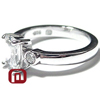 Portafurtuna Silver Ring Vo[ w / O Vo[@y_g PD-7011