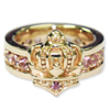Royal Scotland Ring - 10 K fB[ w / O Lady Pendant WWR-8220 Gold Lady