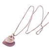 Shella Heart Necklace lbNX Vo[ w / O 910421-NAW-PINK
