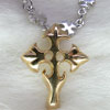 Walles Gold Cross Pendant with Chain Vo[@y& Lady Pendant WWGP-001